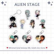 GANTUNGAN ALIEN STAGE ALNST SPORT AU | ACRYLIC KEYCHAIN | ALIENSTAGE CHIBI | ACRYLIC HANGER