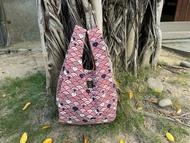 RuruRoad - 日系便當手挽袋 - 紅波喵