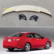 Use For Acura TSX Spoiler Auto Sedan Rear Wing Body Kit Accessories ABS Plastic