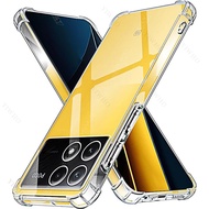 เคสโทรศัพท์แบบใส Anglias สำหรับ Xiaomi Poco X6 Pro Poco X6 5G ซิลิโคนเคสสมาร์ทโฟนกันกระแทกที่ครอบสำหรับ Xiaomi หลัง Xiaomi Poco M6 Poco M6 Pro