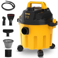 ☛VEVOR แห้งเปียก Vac 2.6แกลลอน2.5 HP สูงสุด3 In 1เครื่องดูดฝุ่นแบบพกพาที่มีฟังก์ชั่นการเป่ายึดติดสำห