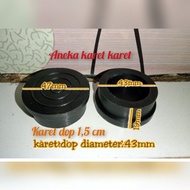 1.5 inch (43mm) rubber cap