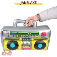 JANELAXE932JN Inflatable Radio Recorder  80's 90's Party Decorations Inflated Toys Retro Dress Acces
