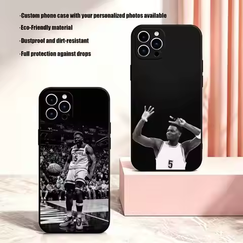 Basketball 5 Antman Anthony Edwards Phone Case Silicone Soft For IPhone 17 16 15 14 13 12 XR Pro Max