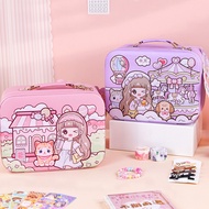 DIY Hand Account Gift Box Creative Hand Account Set Gift Box Suitcase Stickers Notebook Stationery S