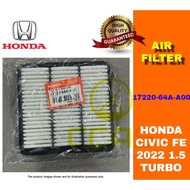 ENGINE AIR FILTER HONDA CIVIC 1.5 FE FL TURBO HONDA ACCORD 1.5 CY HONDA CRV 1.5 RS4 / HONDA ZRV 1.5 