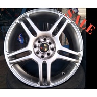 Sport Rim Car 7x17 CR009 8H Wheel 1set Hyper Silver