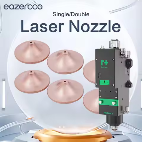 Raytools Laser Nozzle D32/D28 M11 H15 Chrome Plated Single/Double Nozzles Dia.2.5 2.0 1.8 3.0 1.5 mm
