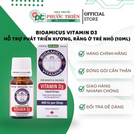 Bioamicus Vitamin D3 hỗ trợ phát triển xương răng ở trẻ nhỏ (10ml)
