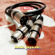 Jack xlr male to dual xlr female cable spliter xlr male to dusl female