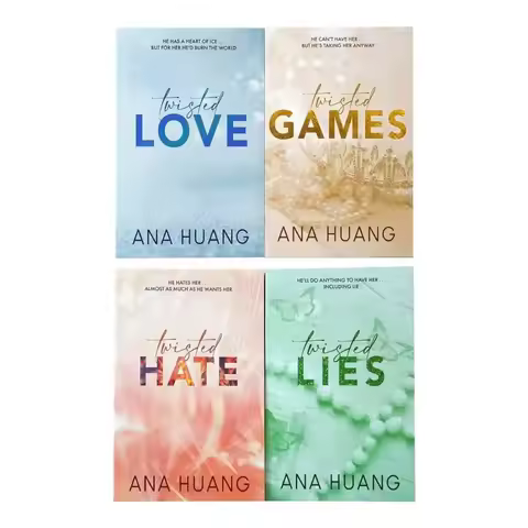 4 Books/Set Twisted Series By Ana Huang Books Love /Games / Hate /Lies Paperback English Novel Book