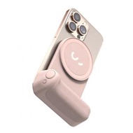 SHIFTCAM - SnapGrip 多功能無線藍牙快門相機自拍手柄 Magsafe 充電拍攝 相機 Apple Iphone 14 Pro/Android 行動電源 - 粉紅