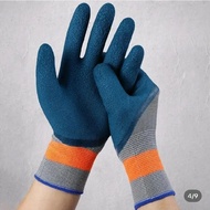 Protective Gloves, Abrasion-Resistant Rubber Work Gloves for Labor Protection