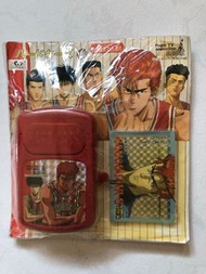 90年代 Slam Dunk 櫻木花道閃咭 內有五張卡日版正版絕版 1994 Bandai made In Japan 男兒當入樽 hard case