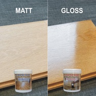 ( 1 LITER ) CLEAR COAT 303 GLOSS / 383 MATT PU COAT WATER-BASED POLYURETHANE PU EXTERIOR AND INTERIO