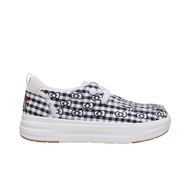 HeyDude Women's Hello Kitty X HEYDUDE Wendy Nova - Black White (44738-0YH)