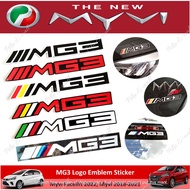 [MG3] Myvi MG3 Emblem Sticker MG3 Windscreen Sticker MG3 Emblem Perodua Myvi 2022 Facelift Exterior 