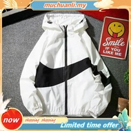 READY STOCK Unisex Jacket Couple men women plus size sports sunscreen jacket windbreaker jaket sukan