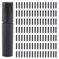 300Pcs / Lot 2Ml Black Plastic Perfume Spray Bottle Sample Spray Sprayer Atomizer Perfume Bottle