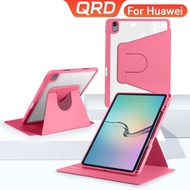 QRD 360 Rotating Case for Huawei MatePad SE 11 inch 2024 matepad11.5S/11.5 Stand Smart Tablet Cover 