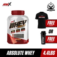 MMX ABSOLUTE Whey Protein (4.4lbs) [FREE GIFT] - HALAL Whey Protein Complex, Gym Susu, Creatine, Mus