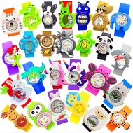 【WELL】 50 Patterns Children Watch Baby Toys Birthday Party Gift Boys Girls Students Clock Slap Kids Watches 1-10 Years Old Child Watch