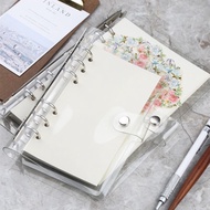Korean Style Clear Cover 6 Ring Transparent Binder Cover Panmomo A6 ~ A5