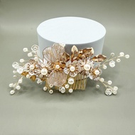 JACATEL HP114 Bridal Headpiece Gold Comb