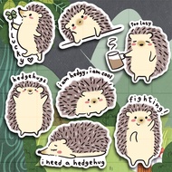 Nabikabi | Hedgehogs Sticker Packs | Waterproof Sticker NKSP_007