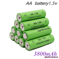 NEW 100% New AA Battery 3800mah 1.5V Alkaline AA rechargeable battery for Remote Control Toy light Batery .