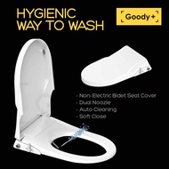 TOILET BIDET SEAT COVER (D-SHAPE)