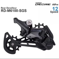 SHIMANO DEORE M6100 12ความเร็ว Groupset จักรยานเสือภูเขา MTB SL-M6100-R Shifter RD-M6100-SGS ชิ้นส่ว