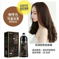 Hair Shampoo Rambut Herbal Instan Untuk Menghitamkan Uban Permanen Original 500 Ml
