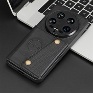 Casing For Xiaomi 14 Ultra Case PU Leather Wallet Case For Xiomi Mi 14 Mi14 Ultra 14Ultra 5G Magneti