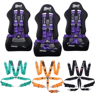 Harness 3 inch 4 Point 5 Point 6 PointSport Quick Release Safety Seat Belt for JDM Racing Car Purple