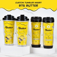 Tumbler T5F7 Coffee Bottle Drinking Thermos Mini Latest Water Place BTS Butter Merchandise BTS