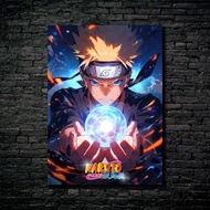 Naruto RASENGAN Metal Print Art | Metal Photo Print | High Gloss Aluminum Photo Print I Print Photo 