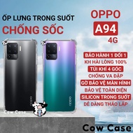 Cowcase shockproof Oppo A94 case | Oppo phone case with TRON comprehensive camera protection