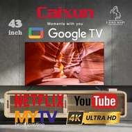 Caixun 4K TV 43inch 43" 4K GOOGLE LED TV SMART TV C43V1UG INTERNET TV NETFLIX TV YOUTUBE GOOGLE PLAY