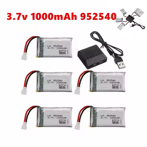 3.7v 1000mah 25C 952540 lipo battery For Syma X5 X5C X5C-1 X5S X5SW X5SC V931 H5C CX-30 CX-30W RC Qu