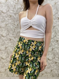 MODAVIE - TAMARA HALTER TOP Tanktop Korea Crop Top Korean Halter Tank Top Bra Knit