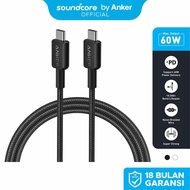 Anker 322 USB C to USB C Cable 60W 6ft 1.8M Braided Original A81F6
