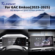 KUNGKIC GAC EMKOO 2023 2025 Tempered Glass Screen Protector Anti Fingerprint Anti Glare Car Accessor