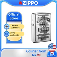 Zippo Classic Jim Beam Pewter Emblem High Polish Chrome ,250 J.B.928