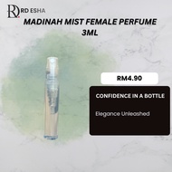 RD ESHA || MADINAH MIST 3ML SPRAY || FEMALE PERFUME ||
