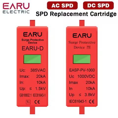 SPD Replacement Cartridge Inserts for AC DC SPD 275V 385V 500V 800V 1000V 20KA 30KA 40KA 60KA Surge 
