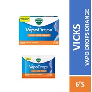 VICKS VAPODROPS ORANGE 6'S/SACHET