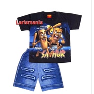 ANOMALI TUNG TUNG TUNG SAHUR VIRAL CHILDREN'S CLOTHING SET/TUNG TUNG SAHUR CHILDREN'S T-SHIRT/TUNG T
