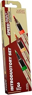 The Army Painter, Speedpaint Marker Introductory Set, 3 x 6ml Speedpaint 2.0 Markers, Green, Red & Y