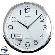 Seiko QXA020S QXA020SN Silver Round Analog Wall Clock